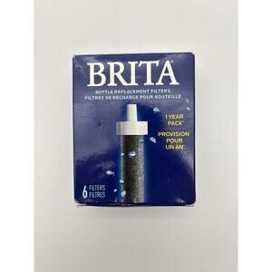 BRITA Bottle Replacement Filters 8 Filters 1 Year Pack New Sealed Filters